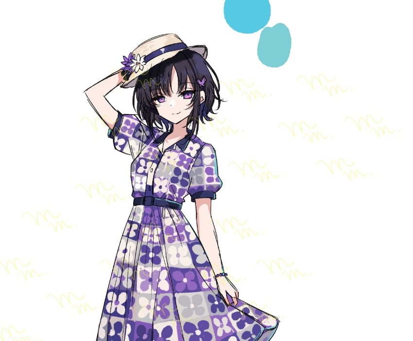 魔法少女的小镇审判、宝钟玛歌 1名女孩 替换服装 珠子手链 珠子 黑发