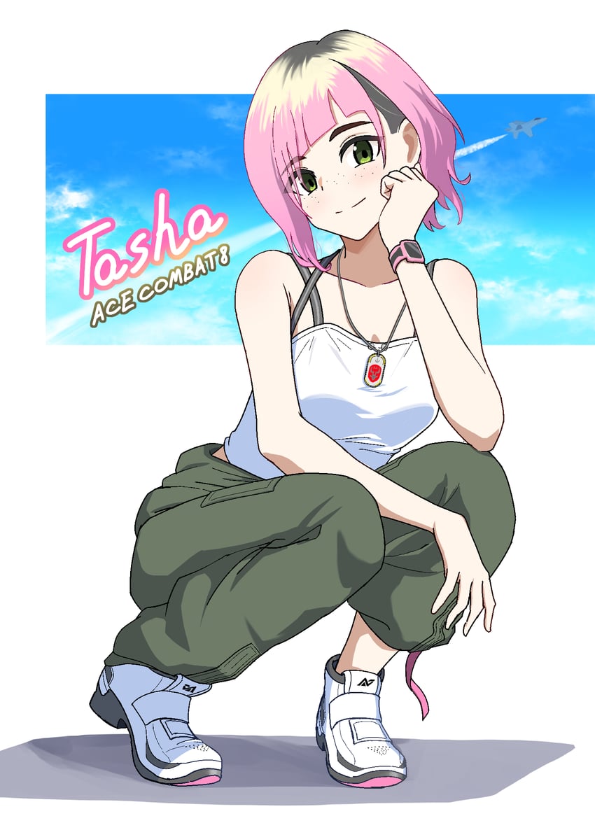 皇牌空战、皇牌空战8、tasha (ace combat) 1名女孩 版权名 看向观众 单人