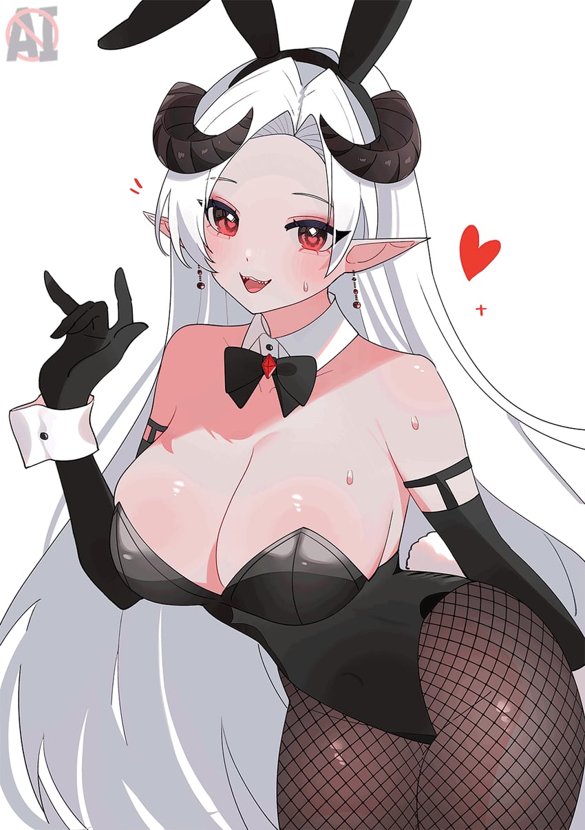 个人势虚拟主播、mistress lenore (vtuber) 1名女孩 兽耳发箍 兽耳 露肩 黑色蝴蝶结