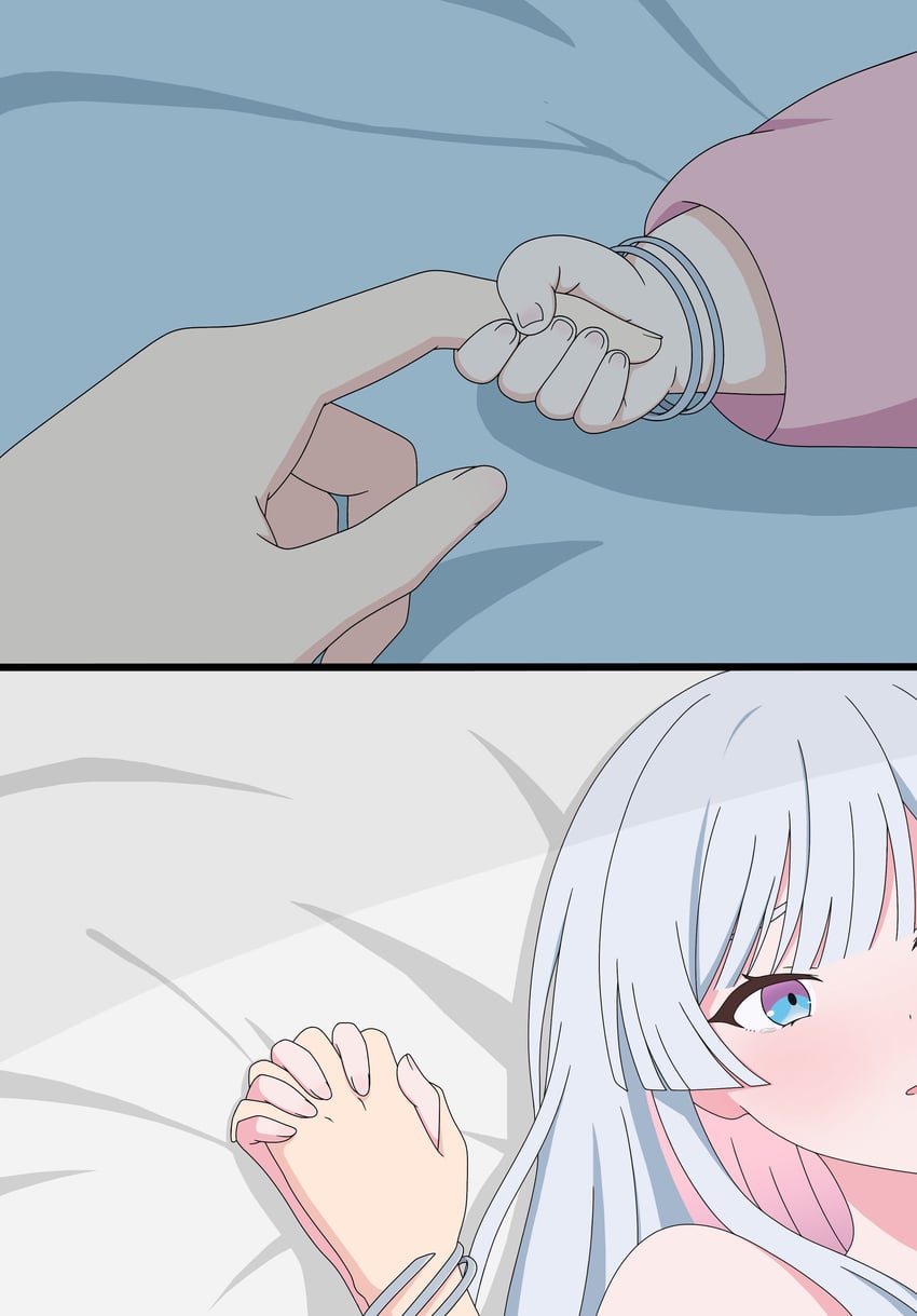 超辉夜姬!、辉夜 (超辉夜姬!)、留奈美八千代 2名女孩 两格漫画 年龄增长 婴儿 床单