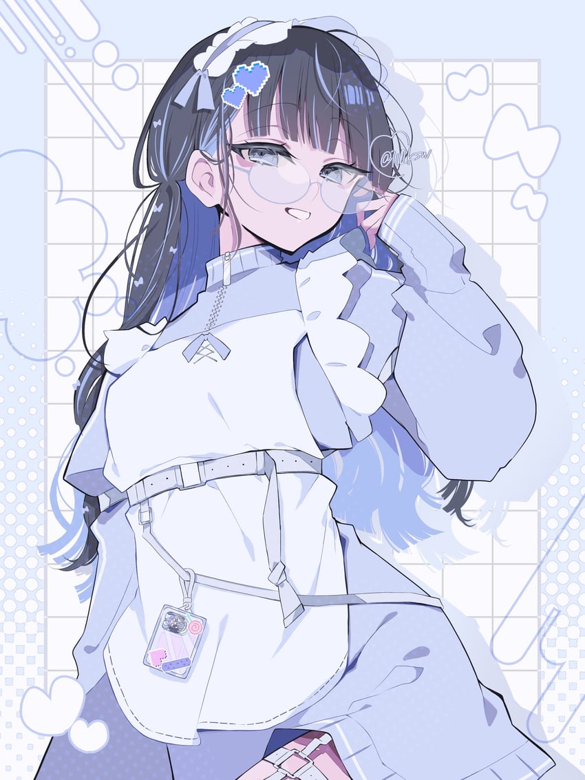 Fate/Grand Order、Fate系列、特诺奇蒂特兰 (Fate) 1名女孩 围裙 腰带 黑发 蓝发