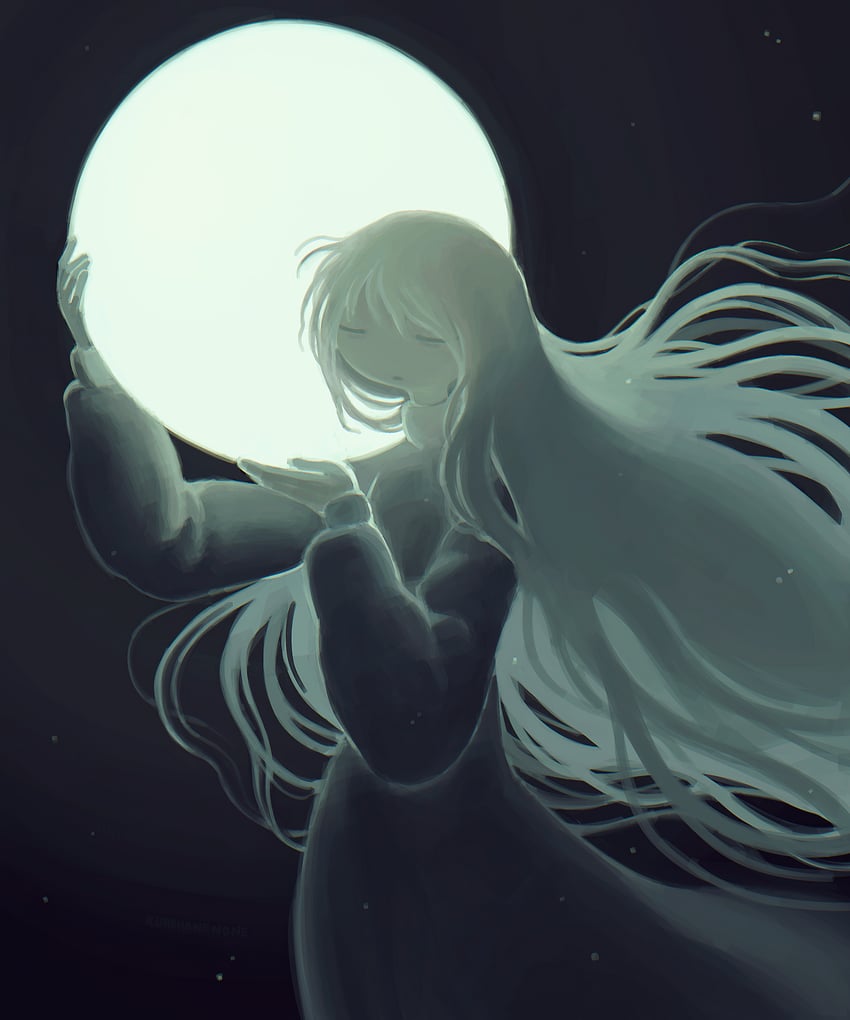 原创 1名女孩 作者名 眼袋 扛在肩上 闭眼