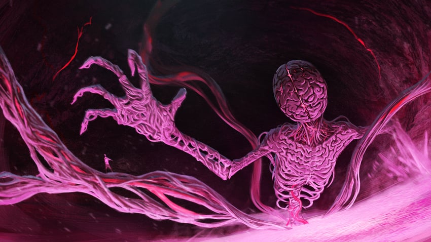 原创 其他两人 骨头 大脑 怪兽 怪物