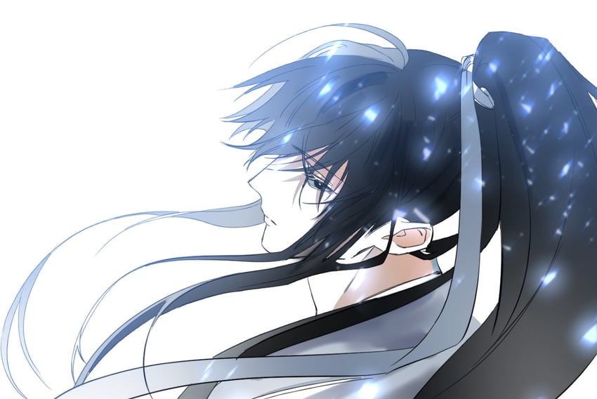 like a chilling flame、baek mujin 黑发 中国风服饰 发带 汉服 lands