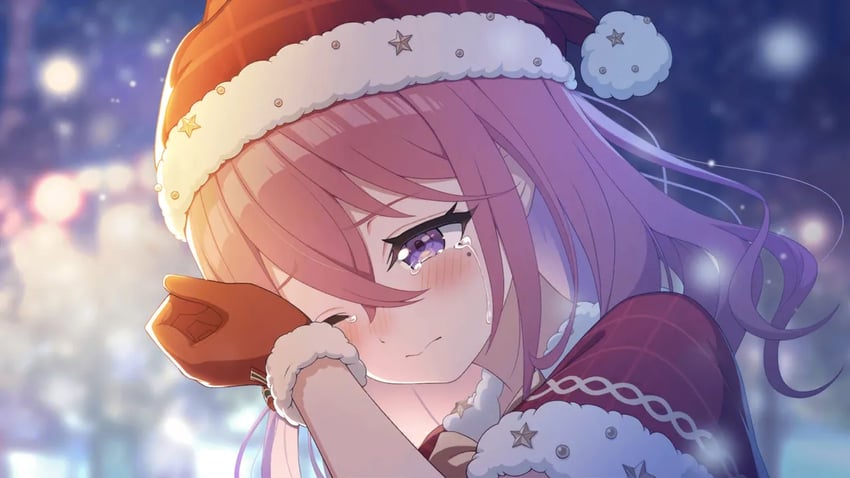 Muv-Luv、Muv-Luv Girls Garden、himekawa senka 1名女孩 模糊 模糊背景 脸红 小披肩