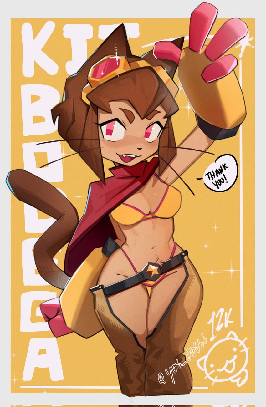 二次元插画 兽迷 女性兽人
