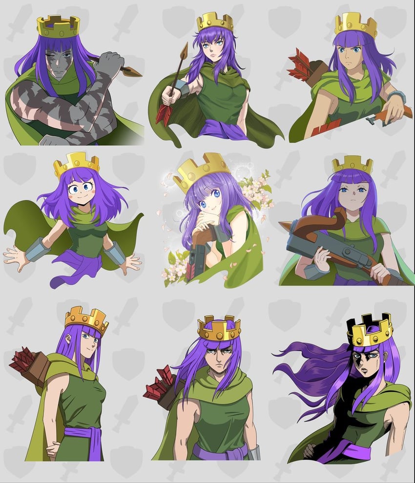 烙印战士、我的英雄学院、魔卡少女樱 1名女孩 芥见下下 (画风) 动画化 荒木飞吕彦 (画风) 箭
