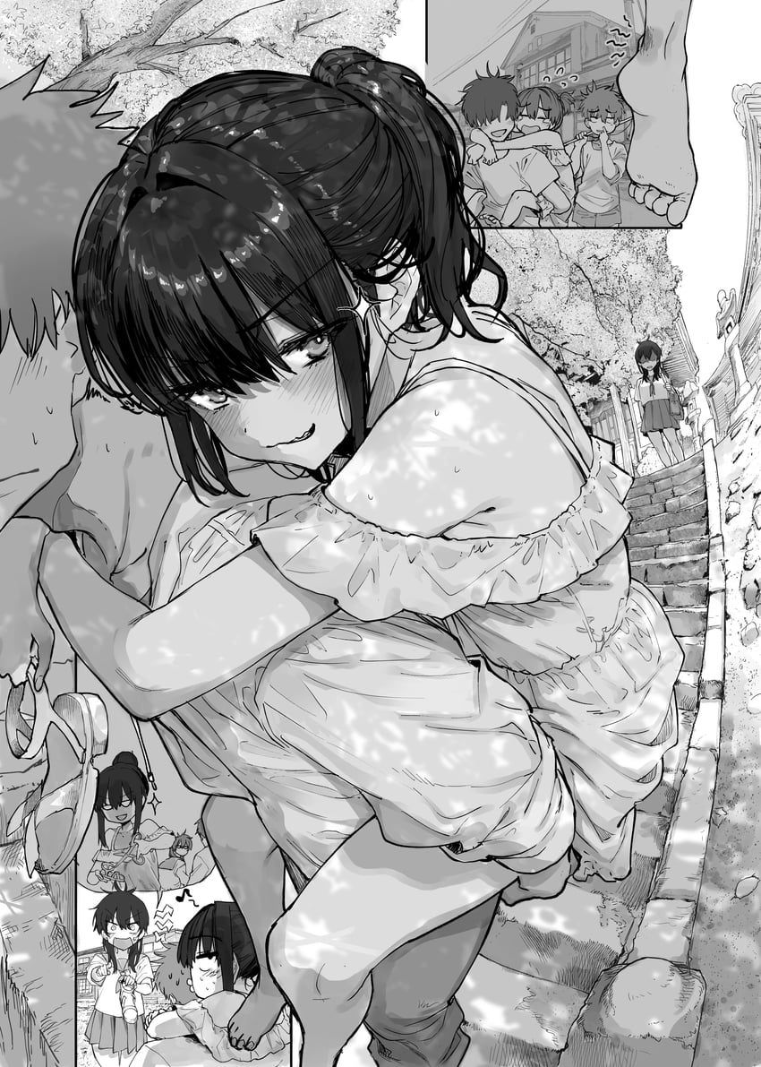 原创 1名男孩 2名女孩 移开视线 脸红 携带