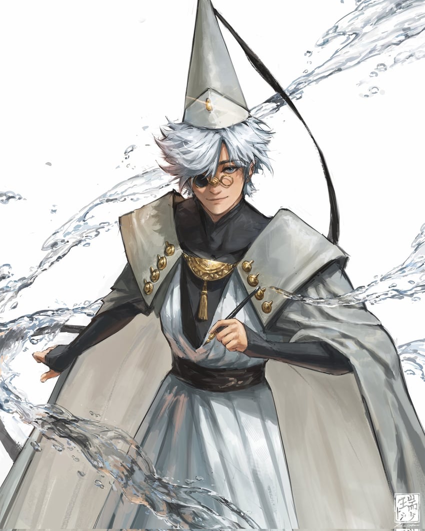 魔法帽的小工坊、奇弗利 (魔法帽的师徒) 1名男孩 腰带 黑色皮带 黑色连体衣 黑色袖子