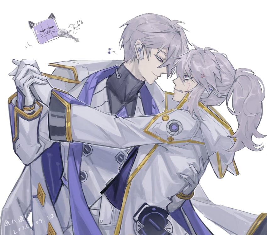 艾尔之光、艾迪 (艾尔之光)、dominator (elsword) 2个男孩 青筋 兽耳兜帽 作者名 咬牙