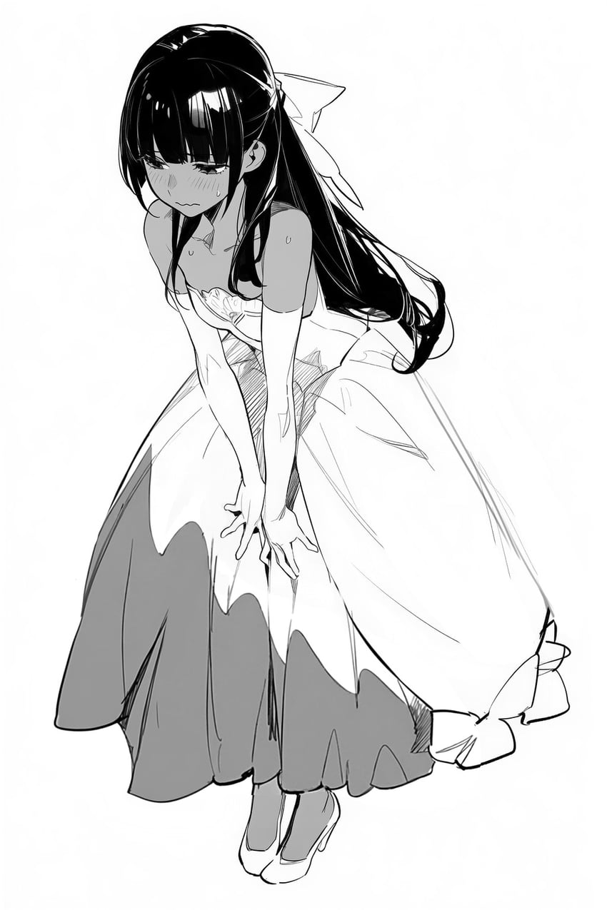 Fate/strange Fake、Fate系列、蒂妮·切尔克 1名女孩 脸红 深色皮肤女性 黑肉 连衣裙