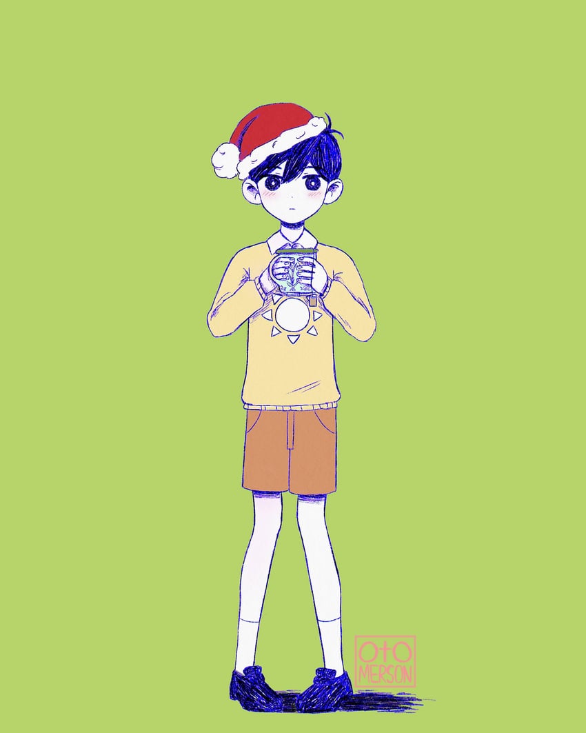 OMORI、Omori (OMORI) 1名男孩 替换服装 异色瞳 异色发 呆毛