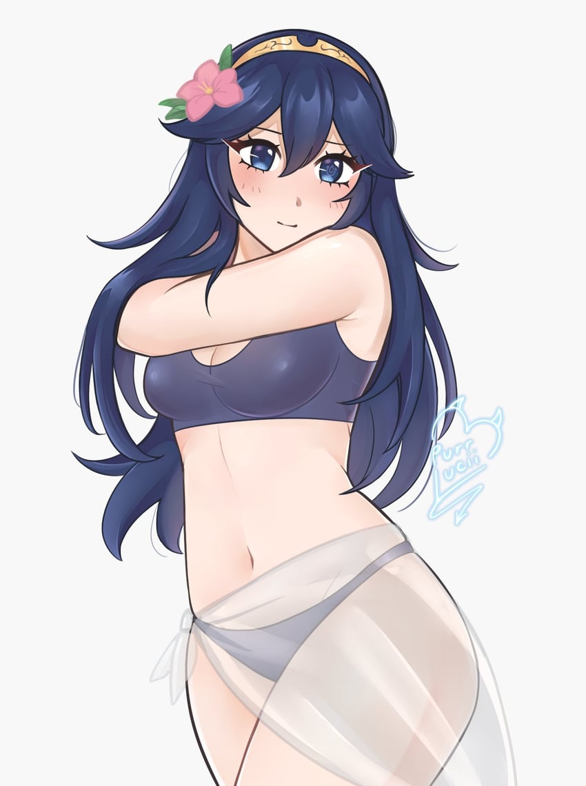 火焰纹章、火焰纹章：觉醒、露琪娜 (圣火降魔录) 1名女孩 异形乳量 (大) 替换服装 抱胸 腋窝褶皱