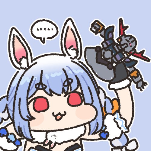 高达、Hololive、机动战士高达 ... 兽耳毛 兽耳 蓝眼 辫子