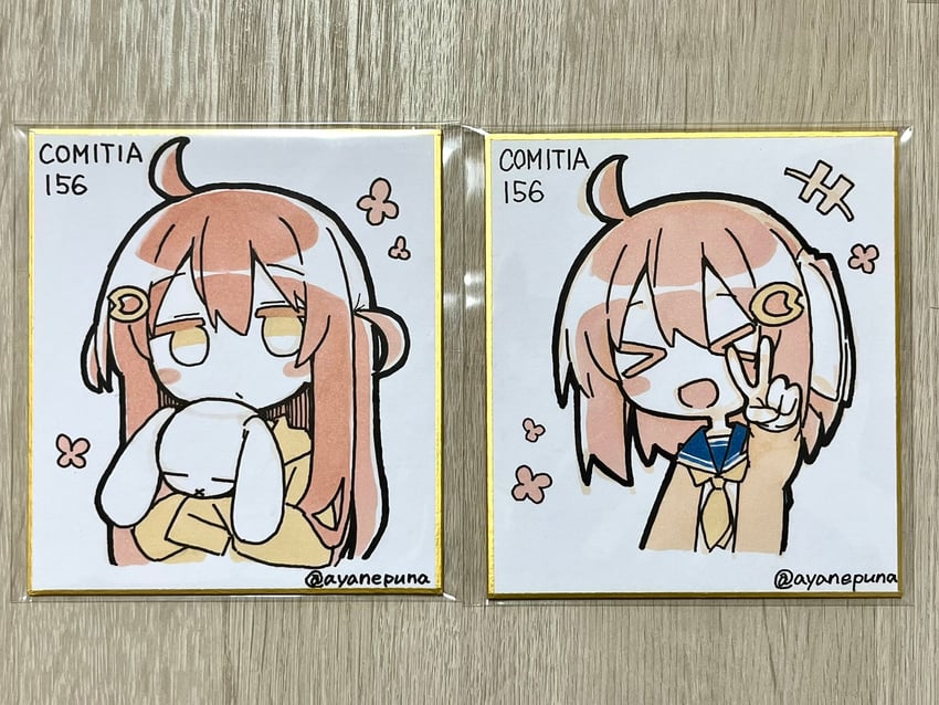 原创、II (Ayanepuna)、尤妮 (Ayanepuna) +++ 2名女孩 :D 闭眼挤眼 呆毛