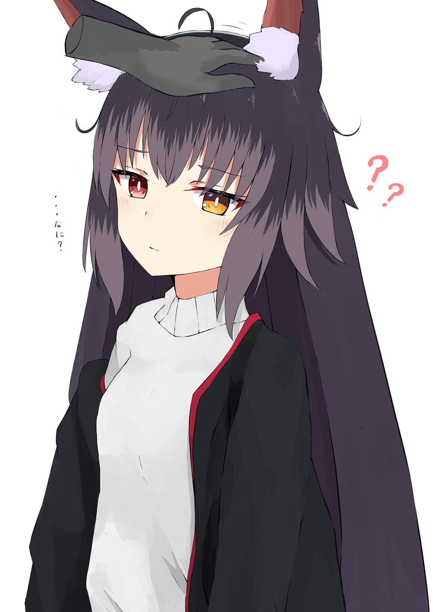 原创 1名女孩 1个其他角色 问号 ？？ 呆毛