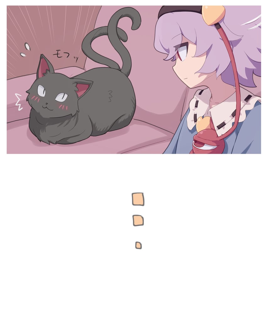 东方Project、火焰猫燐、火焰猫磷 (猫形态) ... 1名女孩 猫脸笑 笑眼 兽耳毛