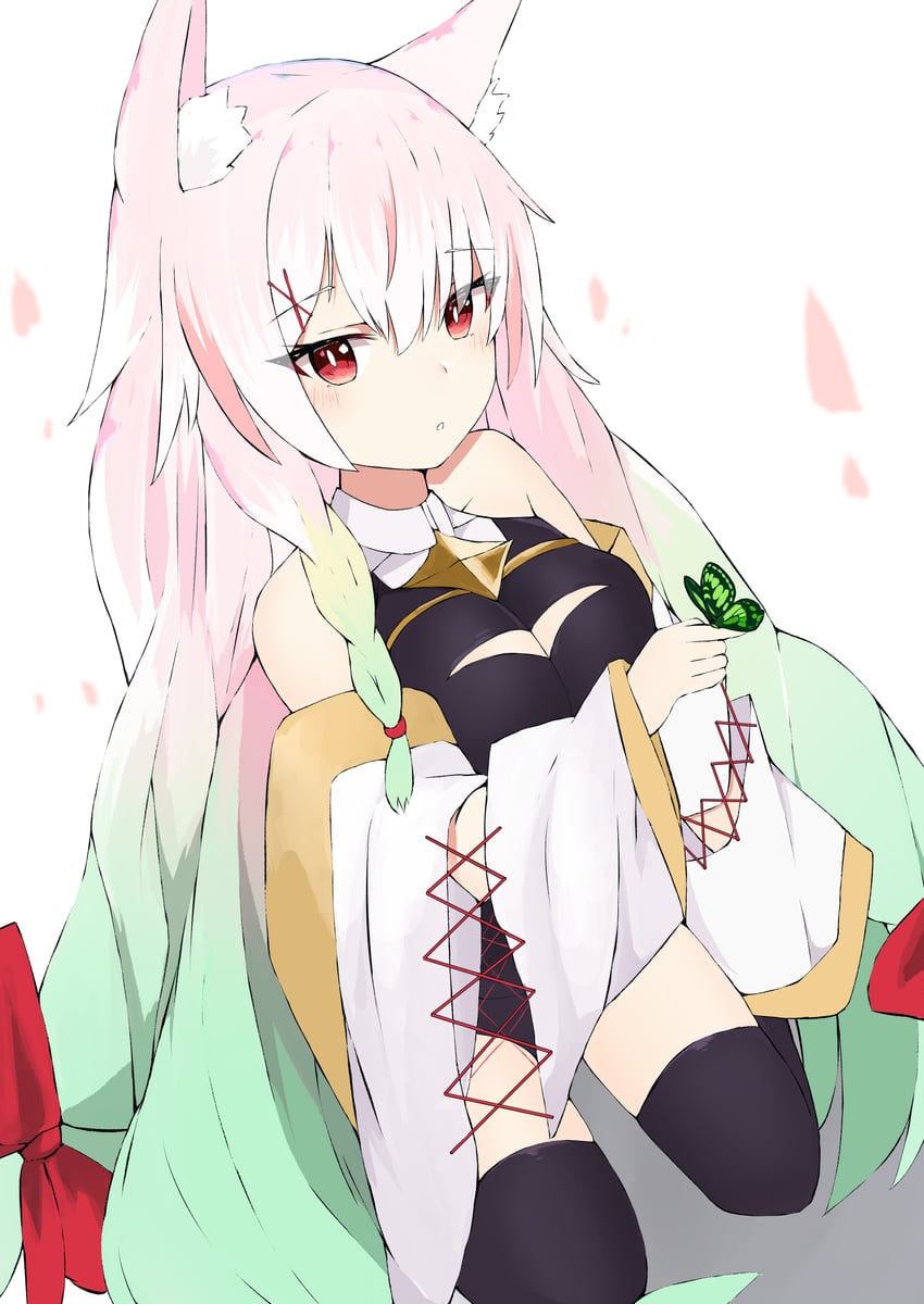原创 1名女孩 惊讶 动物 兽耳毛 兽耳