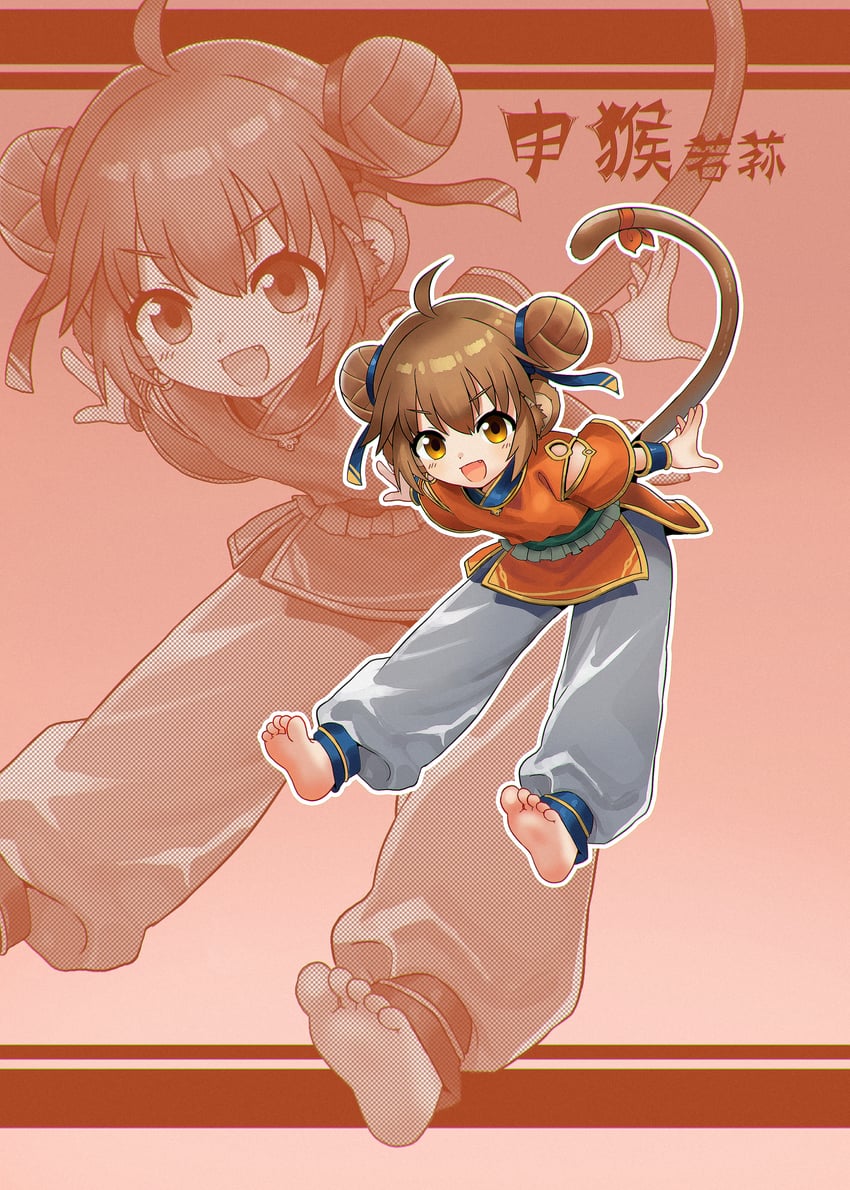 原创 赤脚 中国 旗袍 中国风服饰 十二生肖