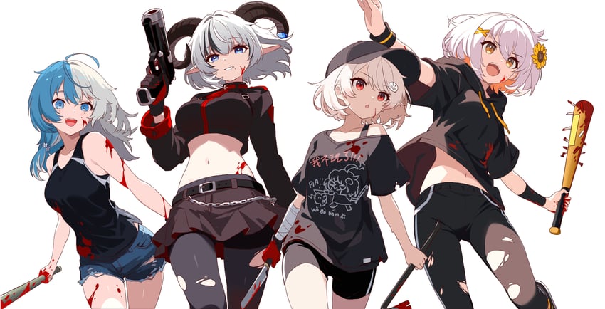 novus、Project-SP、monmon (novus) 4个女孩 :D 呆毛 臂章 包扎的手臂