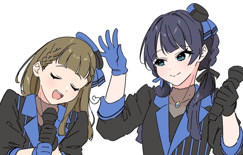 Awoke (Love Live!)、Love Live!、Love Live! 莲之空女学院学园偶像部 2名女孩 第六次现场之梦 ~花绽花园派对~ :D 呆毛 不对称手套