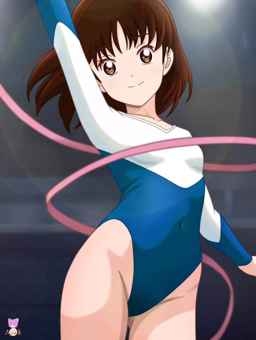 棒球英豪 (漫画)、浅仓南、日高法子 1名女孩 举手 asakura minami (cosplay) 模糊 模糊背景