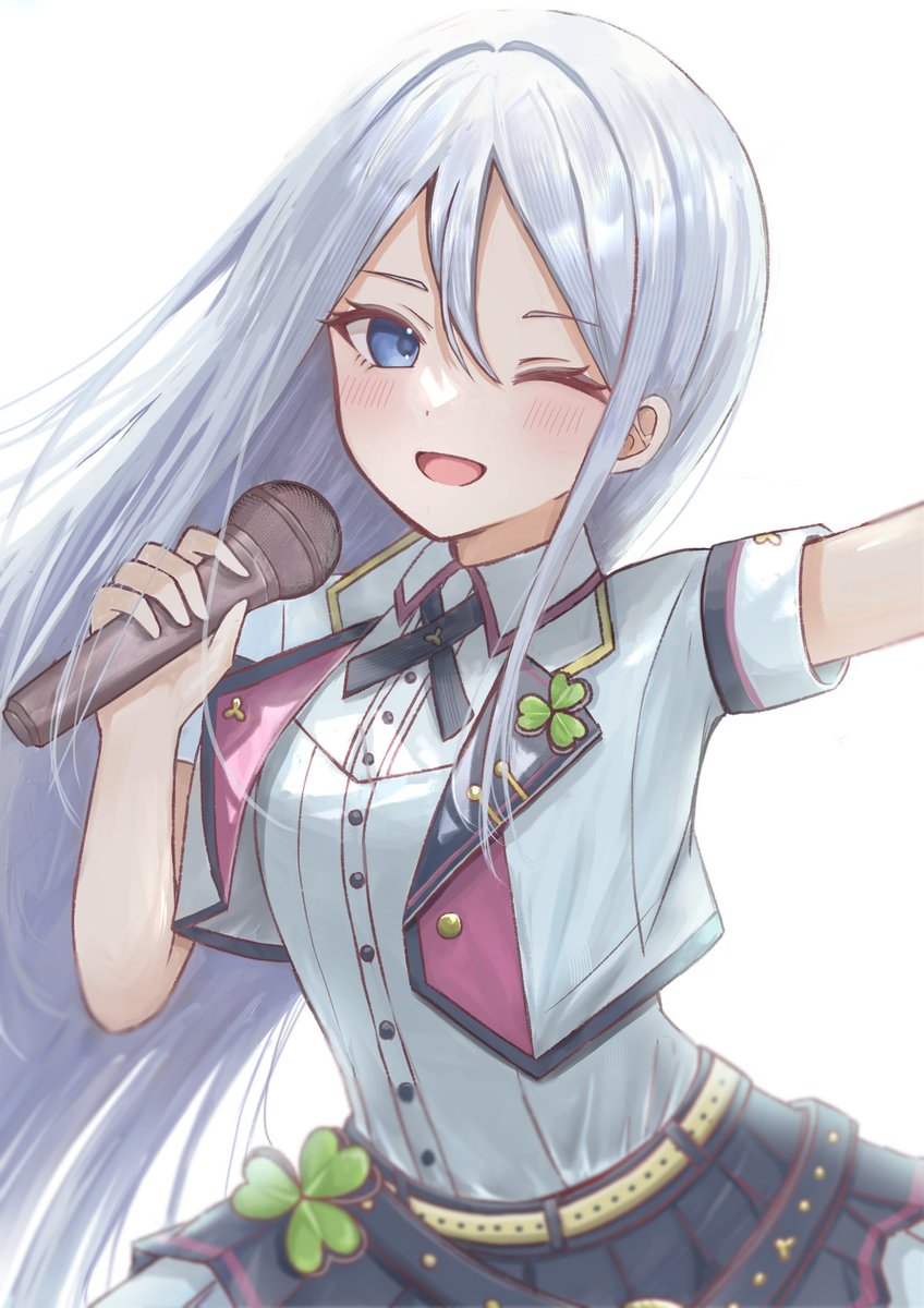 快乐合成器 (Vocaloid)、世界计划、宵崎奏 1名女孩 :D 微笑 愚人节 腰带