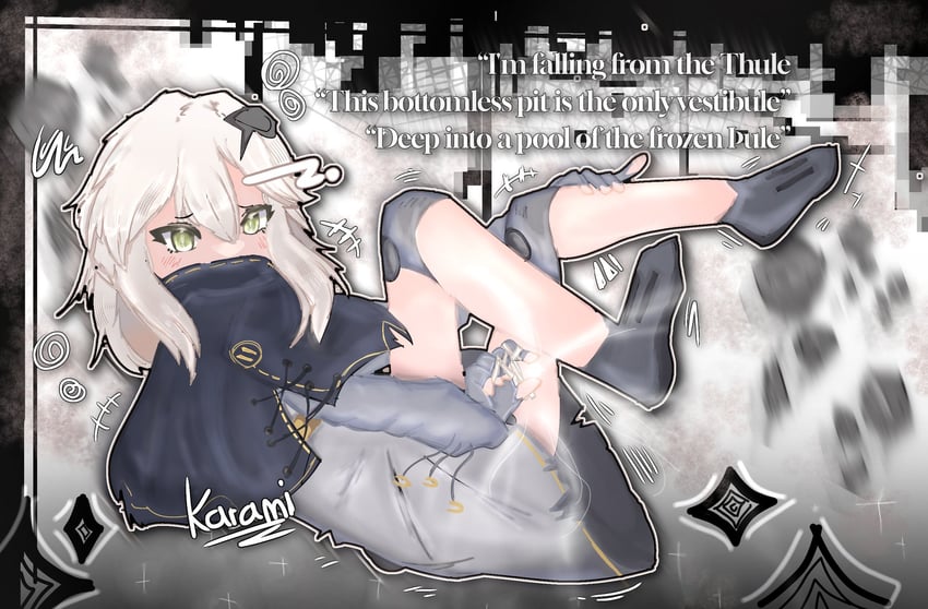 卡梅利亚（音乐家）、thule (camellia) +++ 1名女孩 @ 符号 作者名 黑框