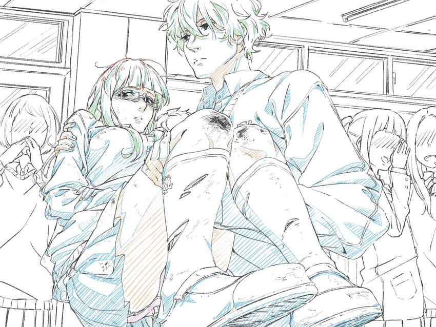 原创 1名男孩 1个其他角色 4个女孩 :D 齐刘海