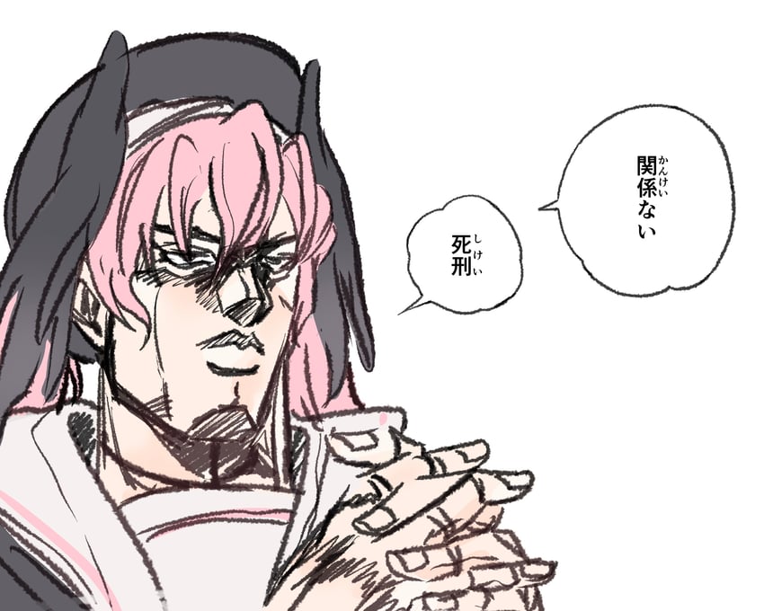 蔚蓝档案、JOJO的奇妙冒险、星尘斗士 1名女孩 贝雷帽 黑帽子 黑衬衫 黑色翅膀