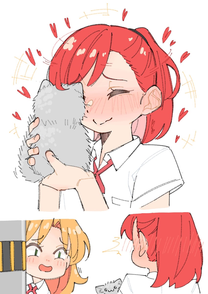 琉璃之宝石、伊万里阳子、谷川瑠璃 +++ 2名女孩 猫脸笑 :D 笑眼