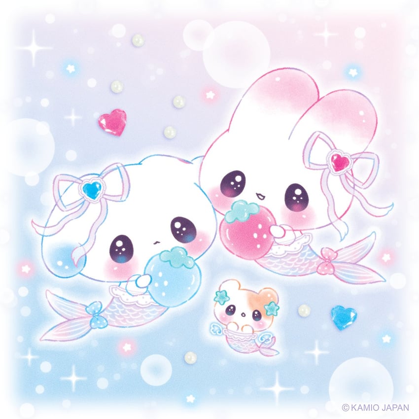 kamio japan、magical very berry、blueberry (magical very berry) 动物 动物焦点 脸红 气泡 Q版