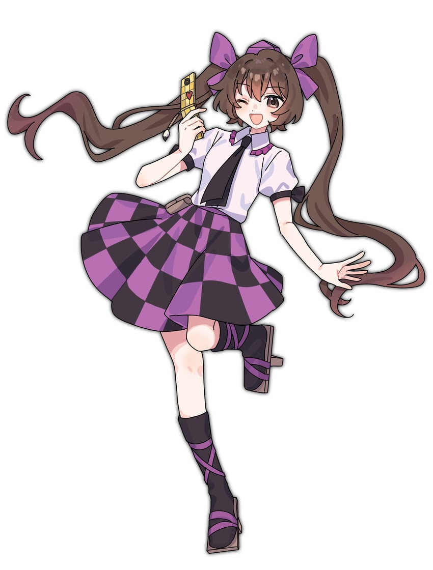东方Project、姬海棠羽立 1名女孩 :D 黑色领带 黑色裙子 蝴蝶结