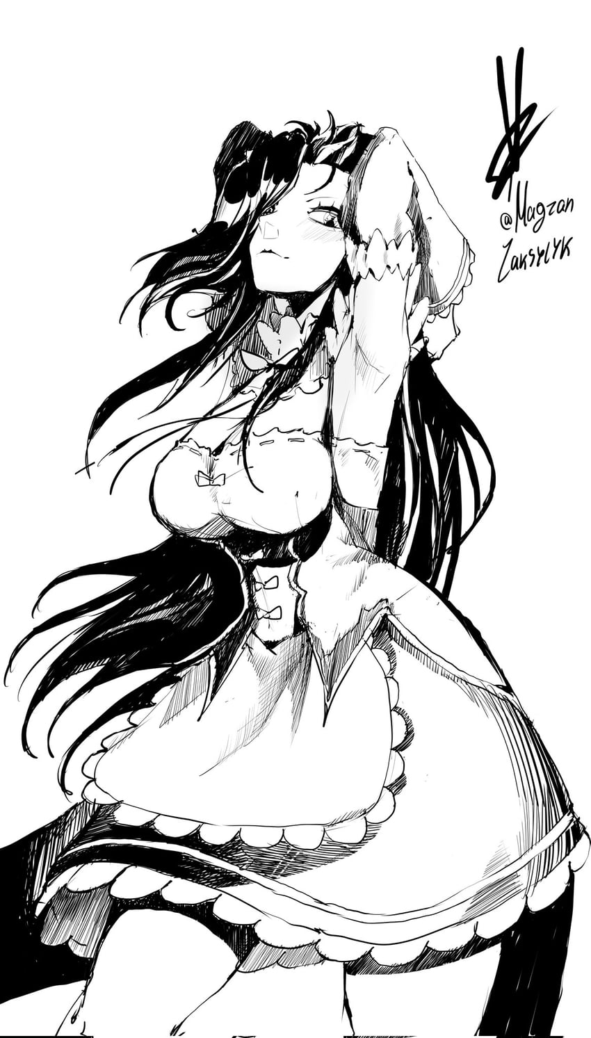 Re:从零开始的异世界生活、菜月昴、夏美·施瓦茨 1名男孩 围裙 腋下 举起双手 作者名