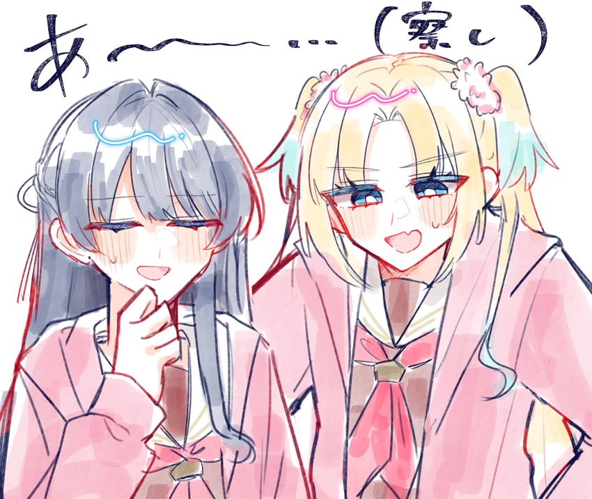 Love Live!、Love Live! 莲之空女学院学园偶像部、Love Live! 莲之空女学院学园偶像俱乐部 繁花庭院派对 2名女孩 金发 繁花庭院派对夹克 蓝眼 蓝发
