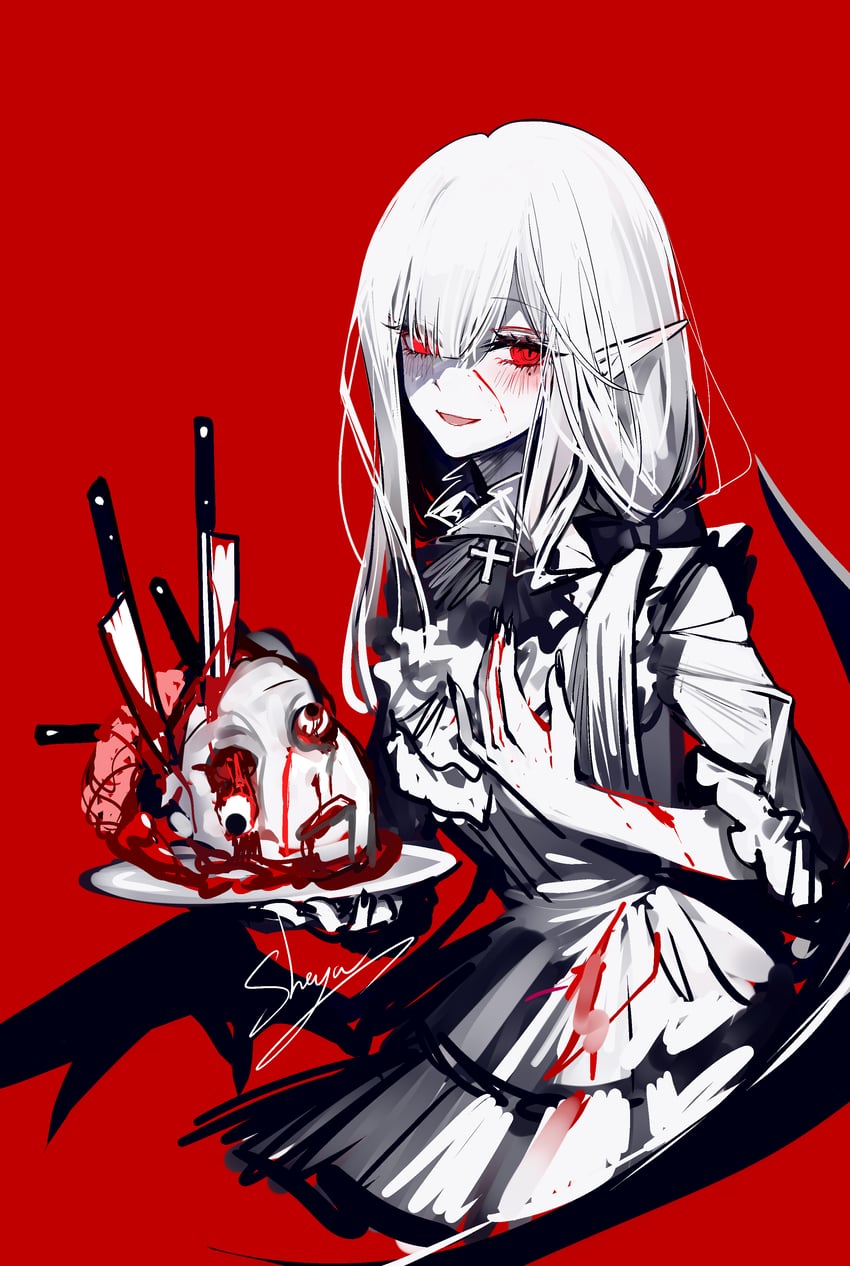 原创 1名女孩 :D 作者名 血 衣服上的血迹