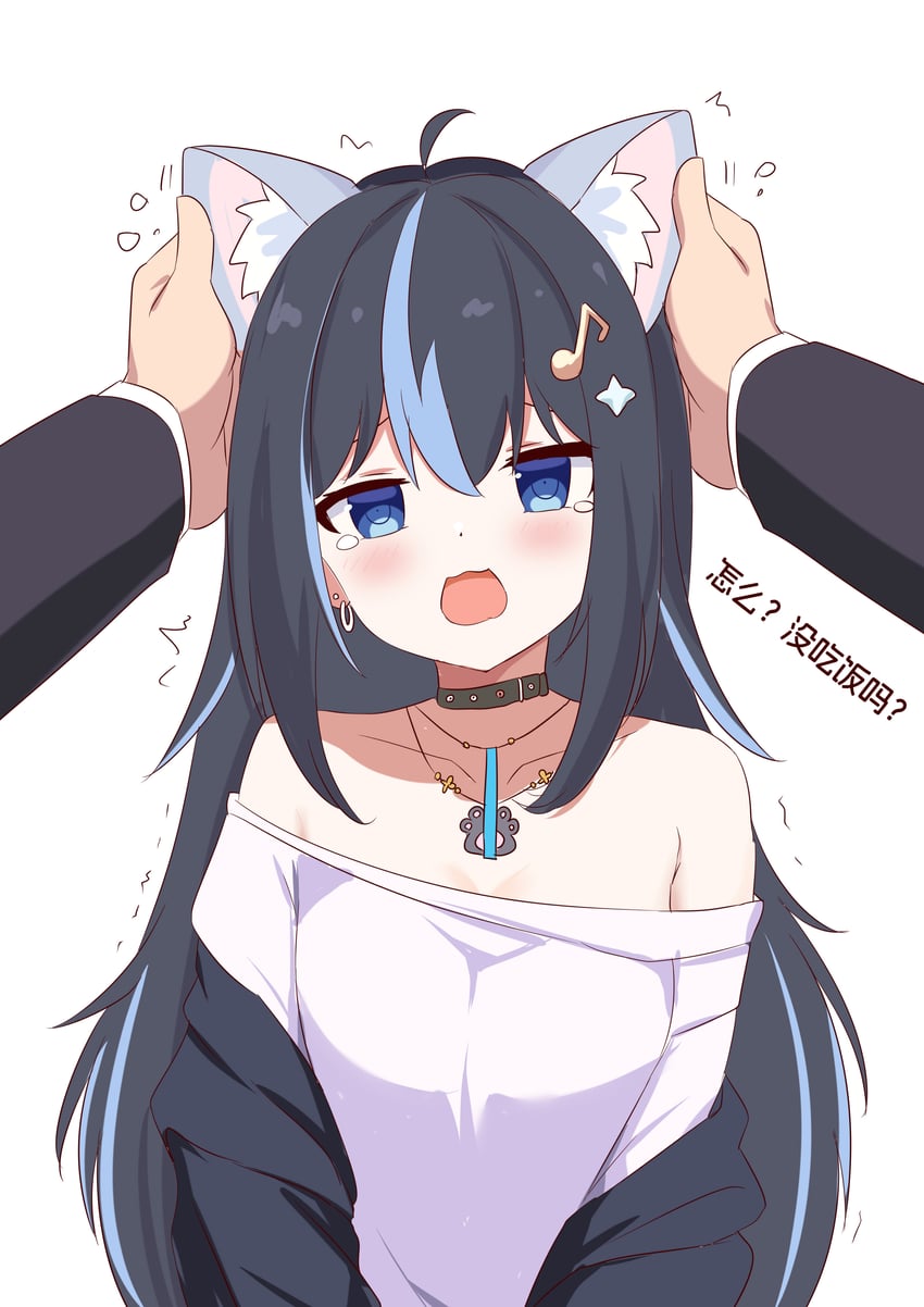 Project-SP、tingtingting ttt 1名女孩 呆毛 兽耳毛 兽耳 露肩