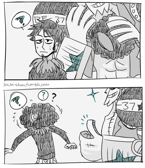 海贼王、弗兰奇 (海贼王)、特拉法尔加·罗 2个男孩 两格漫画 闭嘴 漫画 灰度
