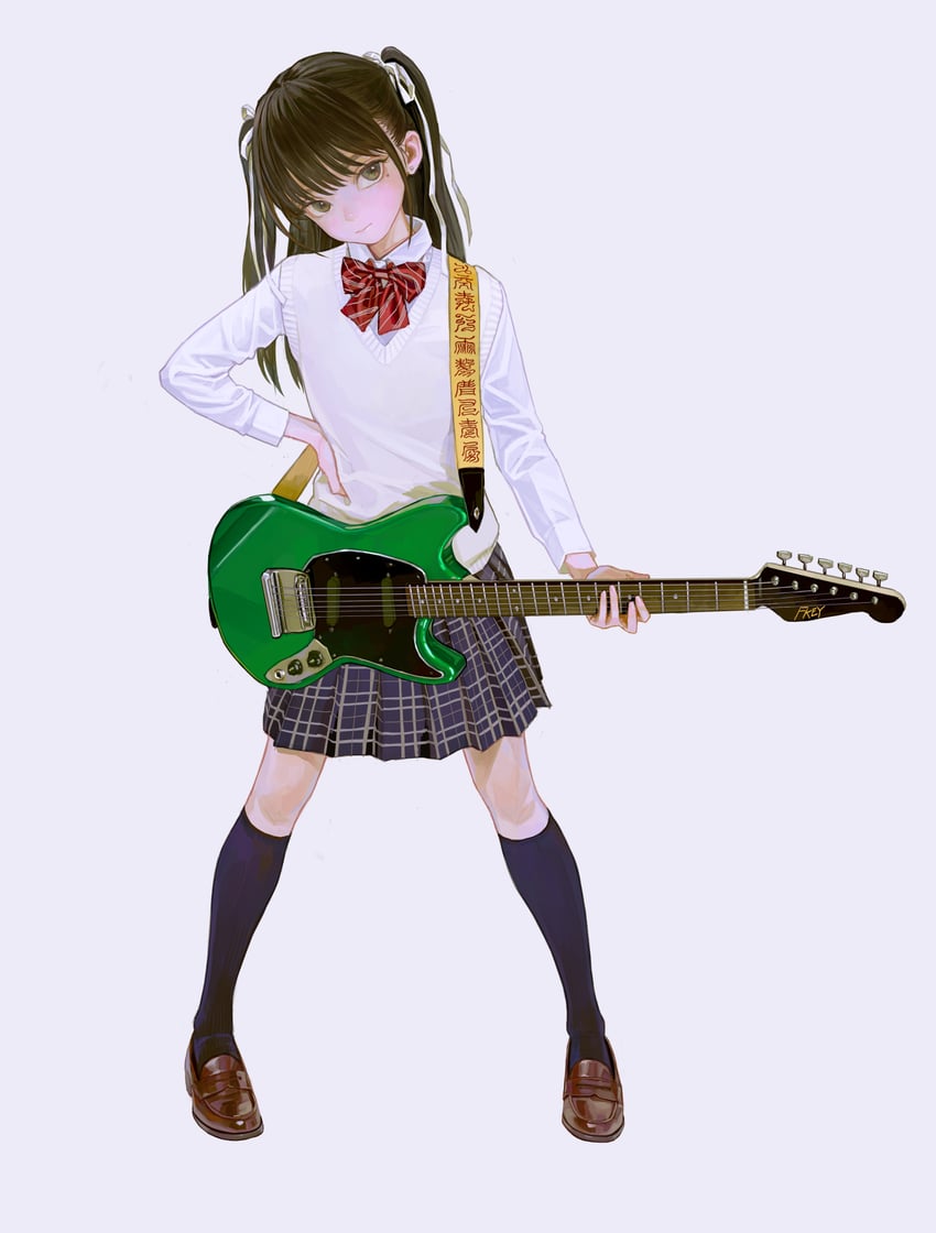 原创、眼球手链女孩 1名女孩 作者名 蓝裙子 蓝袜子 蝴蝶结