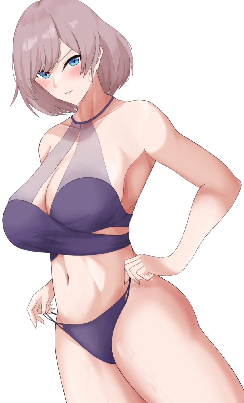 古立特宇宙、SSSS.电光机王、貉 1名女孩 比基尼 蓝眼 乳房 棕发