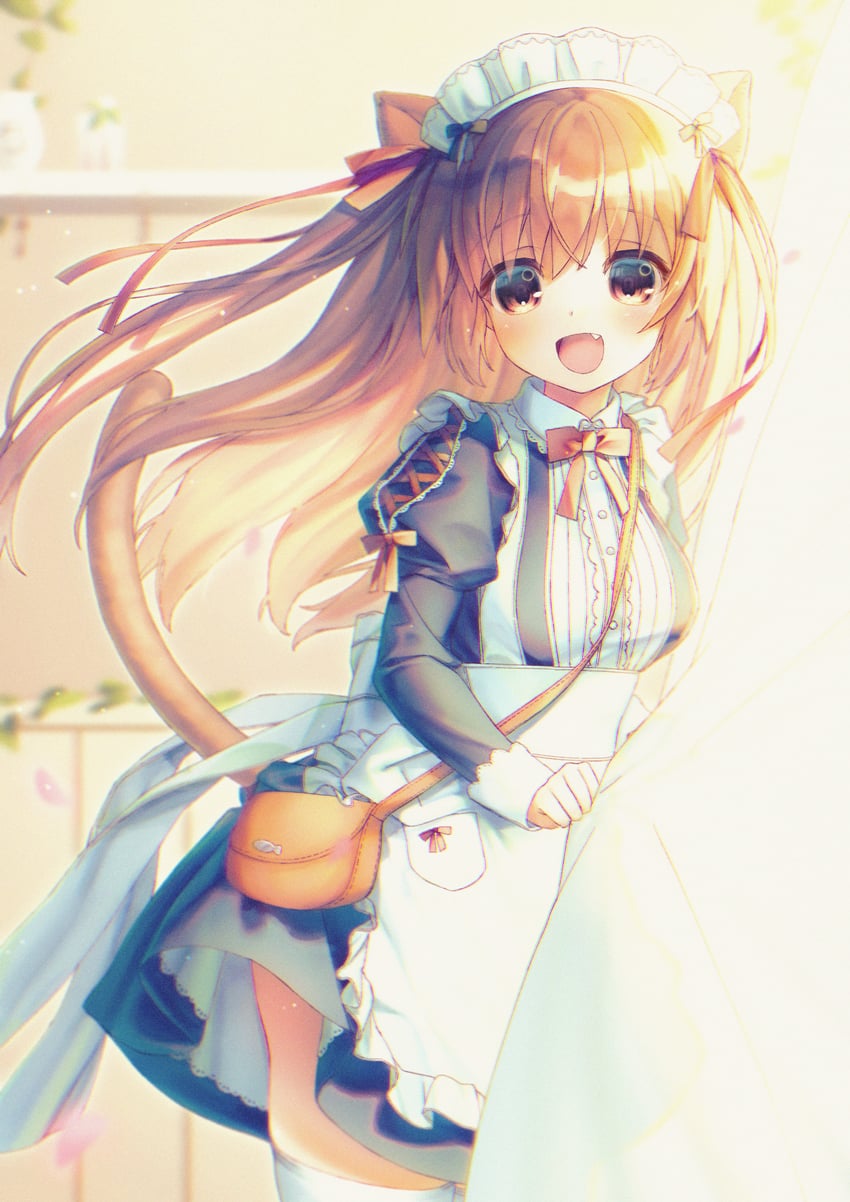 原创 1名女孩 :D 兽耳 围裙 包