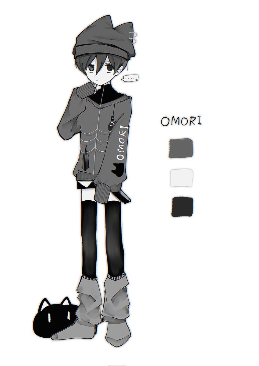 OMORI、Mewo、Omori (OMORI) ... 1名男孩 替换服装 动物帽子 猫