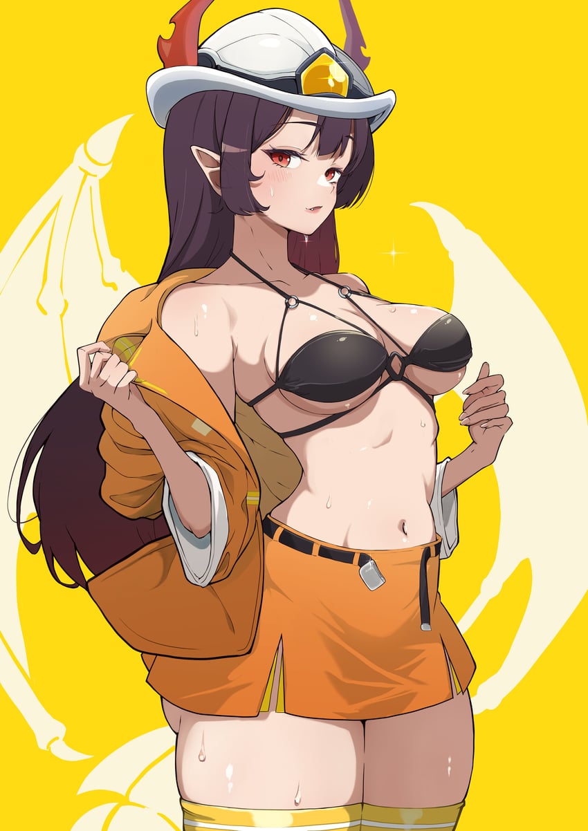 Promisu、beni doki 胸罩 乳房 锁骨 龙 角