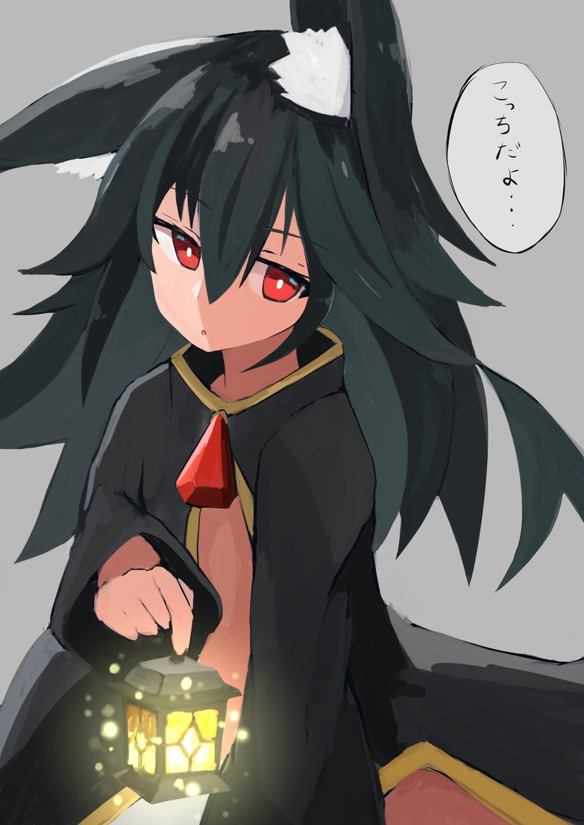 原创 1名女孩 惊讶 兽耳毛 兽耳 黑发