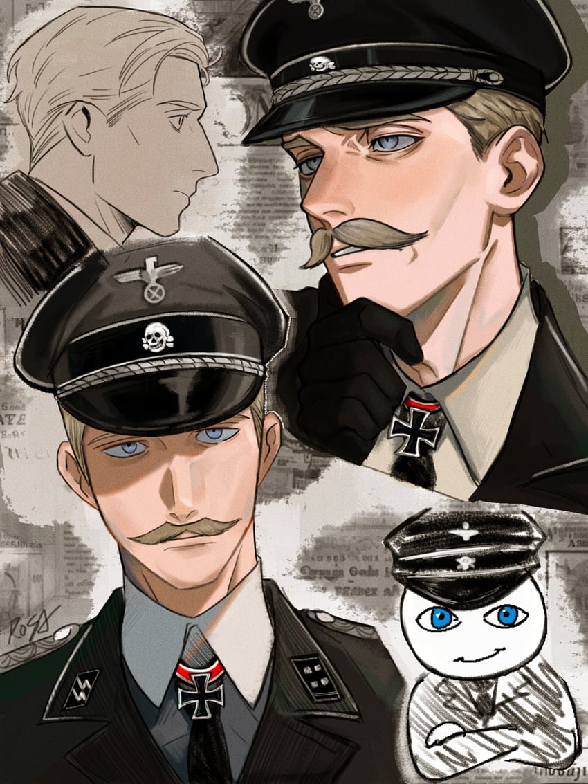 原创 1名男孩 呆滞脸 喉结 作者名 黑色手套