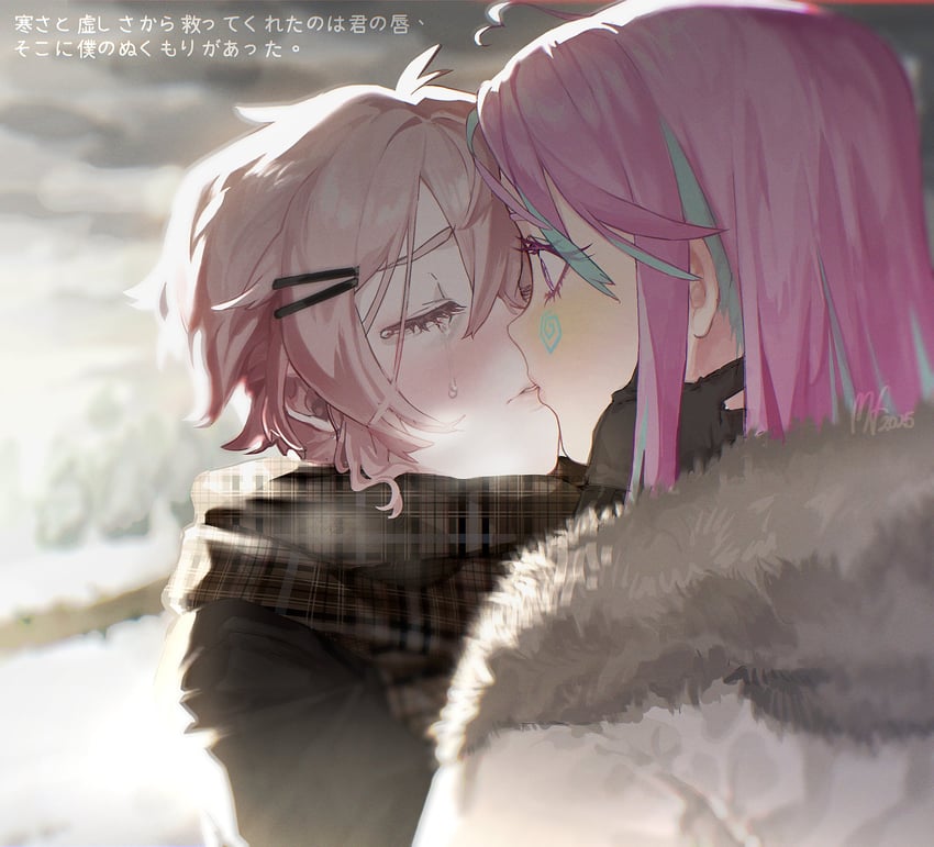 原创、raburi (mary felizola)、reney (mary felizola) 2025年 2名女孩 @ 符号 呆毛 呆毛