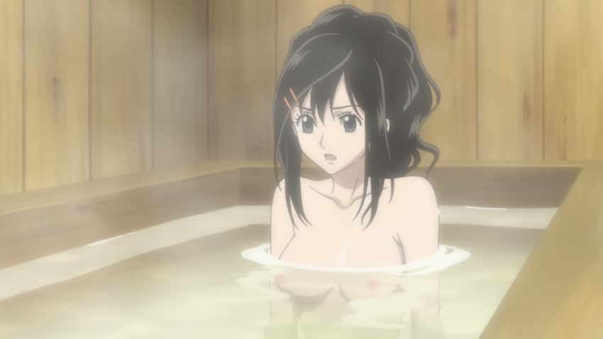 Blood-C 沐浴 naked female 乳头 裸体