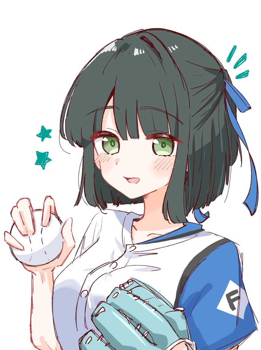 北海道日本火腿斗士、Love Live!、Love Live! 莲之空女学院学园偶像部 1名女孩 :D 球 棒球 棒球手套