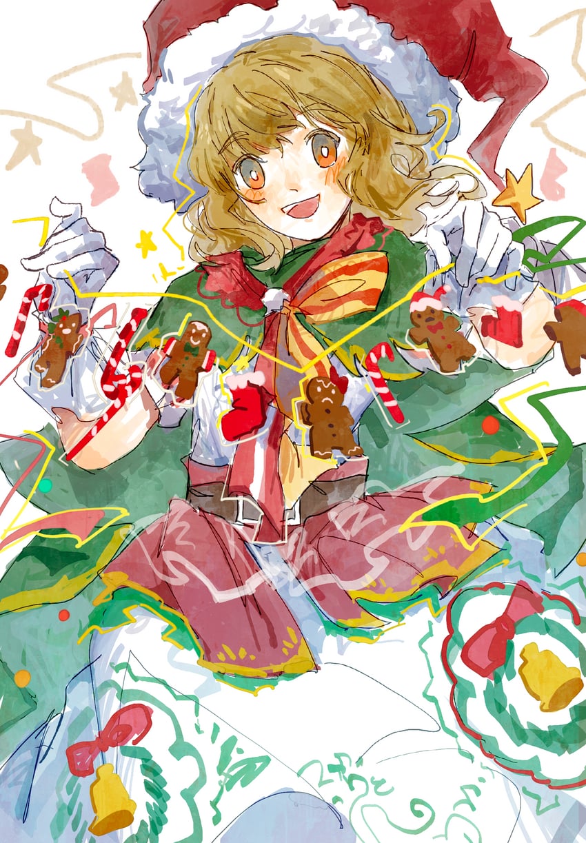 原创 1名女孩 :D 金发 脸红 蝴蝶结
