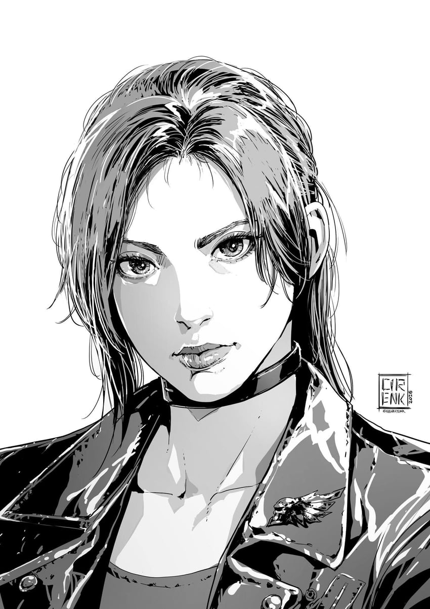 生化危机、生化危机 圣女密码、resident evil veronica 1名女孩 作者名 锁骨 灰度 夹克